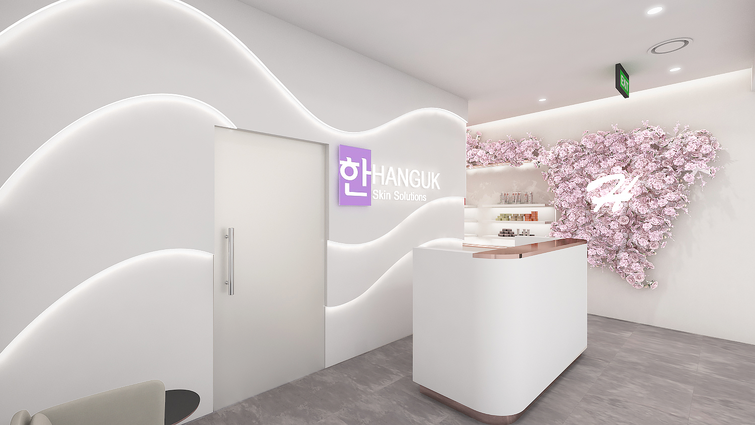 Hanguk Skin Solutions One Raffles Place Outlet Reception Image
